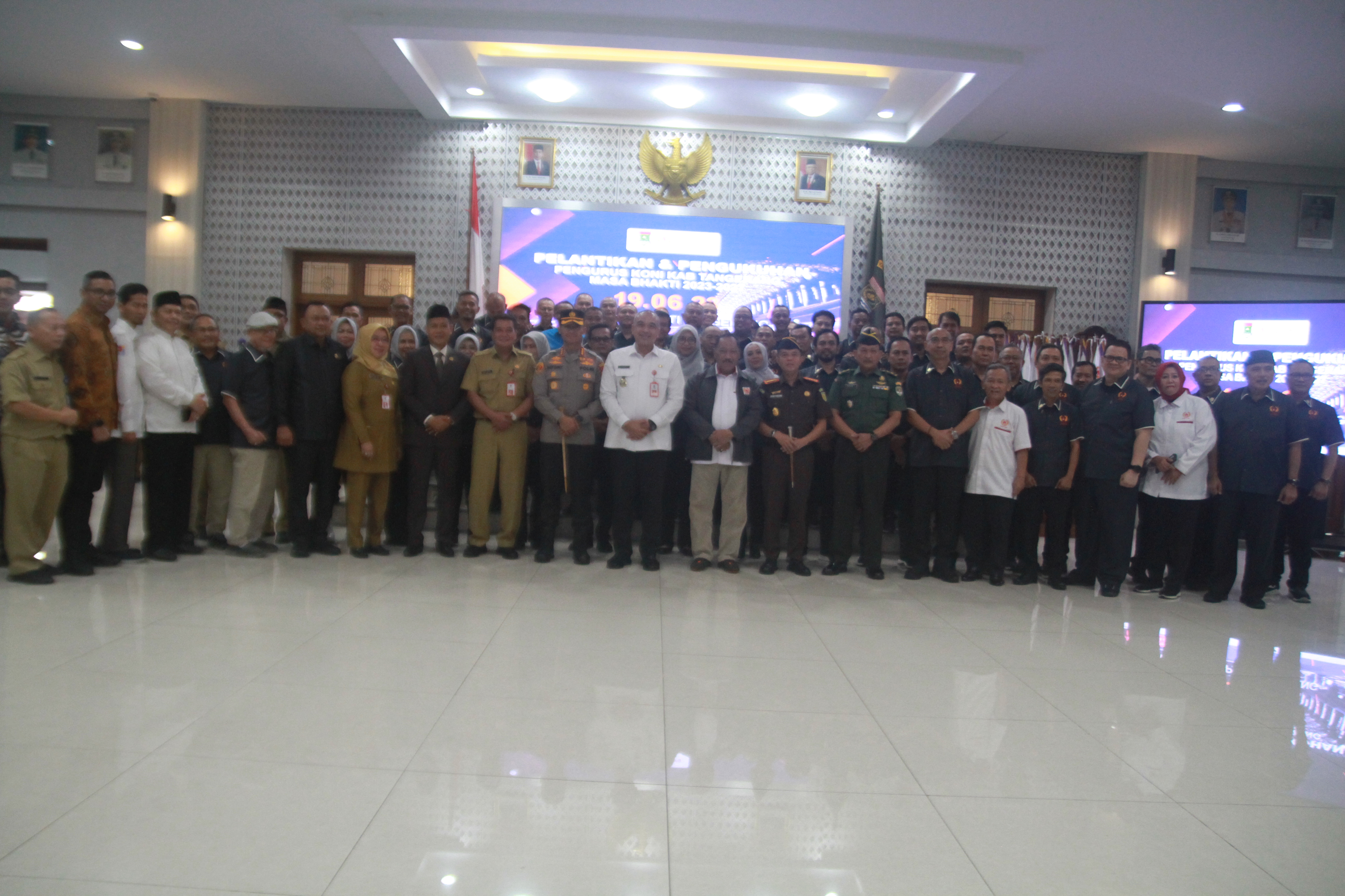 Pelantikan KONI Kabupaten Tangerang